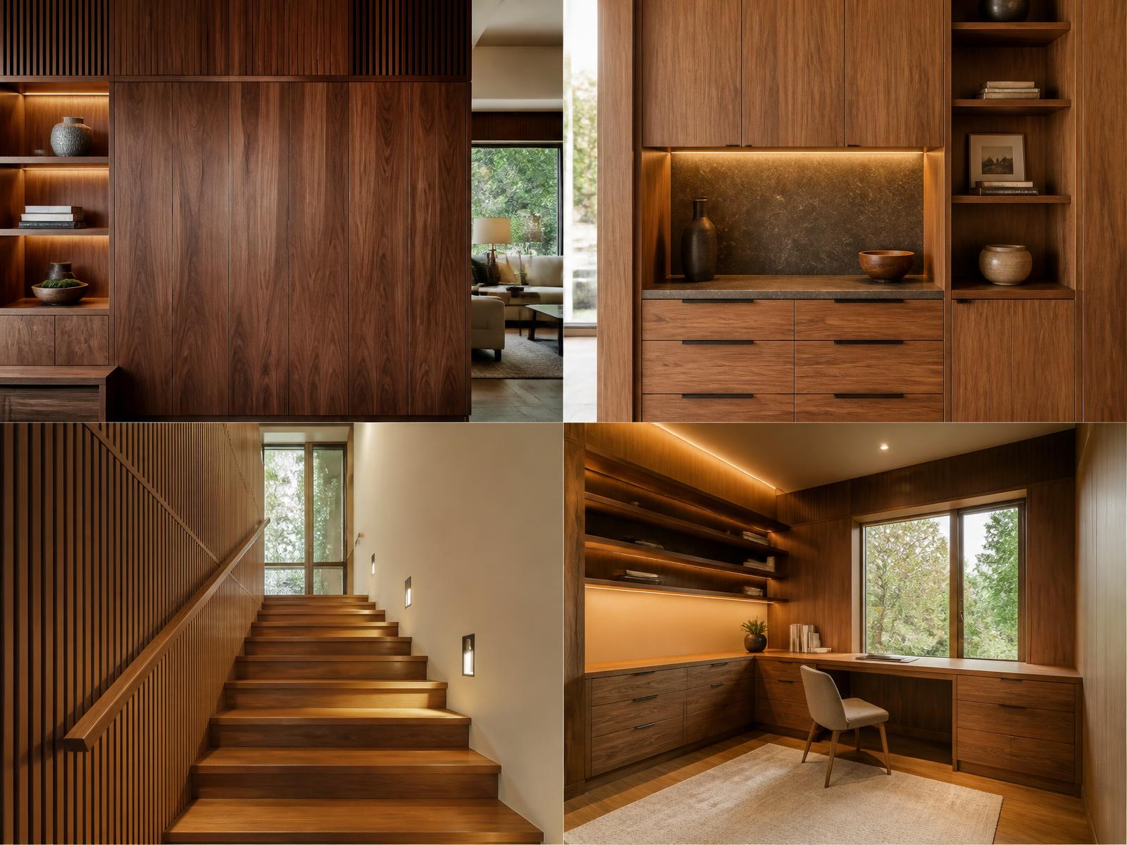 Paneles decorativos de madera